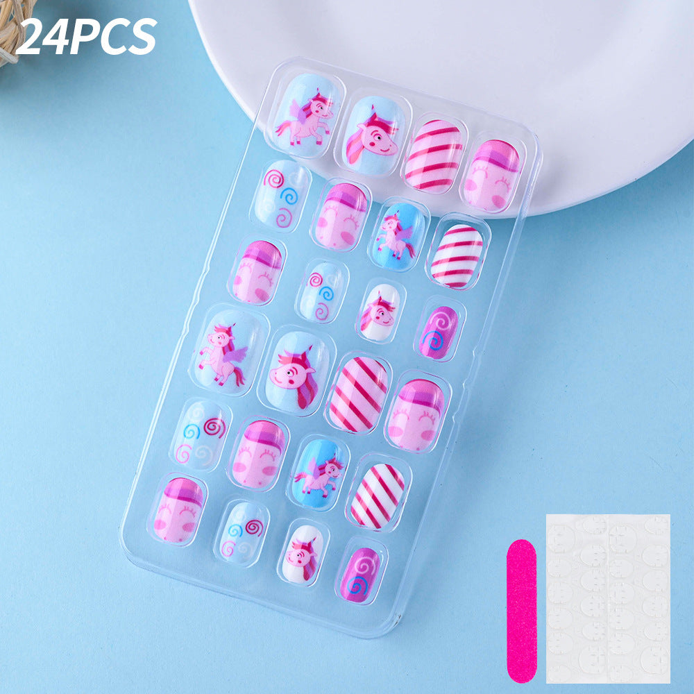 Themed Summer Beach Nail Art Press-On Nails Kalsten