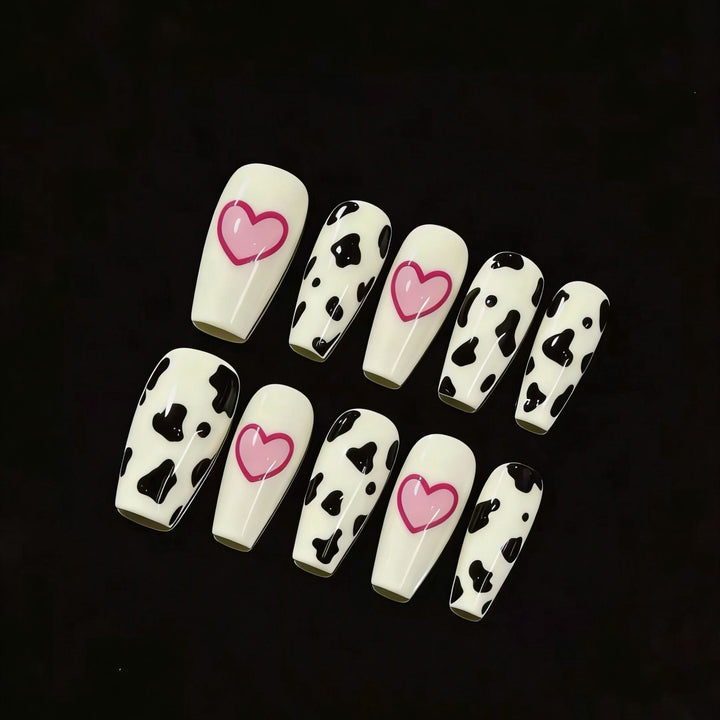 Whimsical Bear-Themed Press-On Nail Art Kit Kalsten