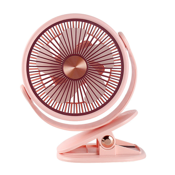 Ladies portable table fan with tiltable head and strong fan safety Kalsten