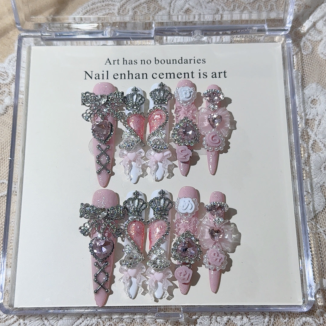 Ornate 3D Press-On Nail Art Set
