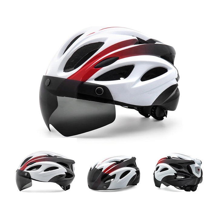 Aerodynamic Cycling Helmet with Integrated Visor Kalsten