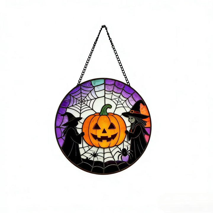 Decorative Skull Stained Glass Wall Art Kalsten