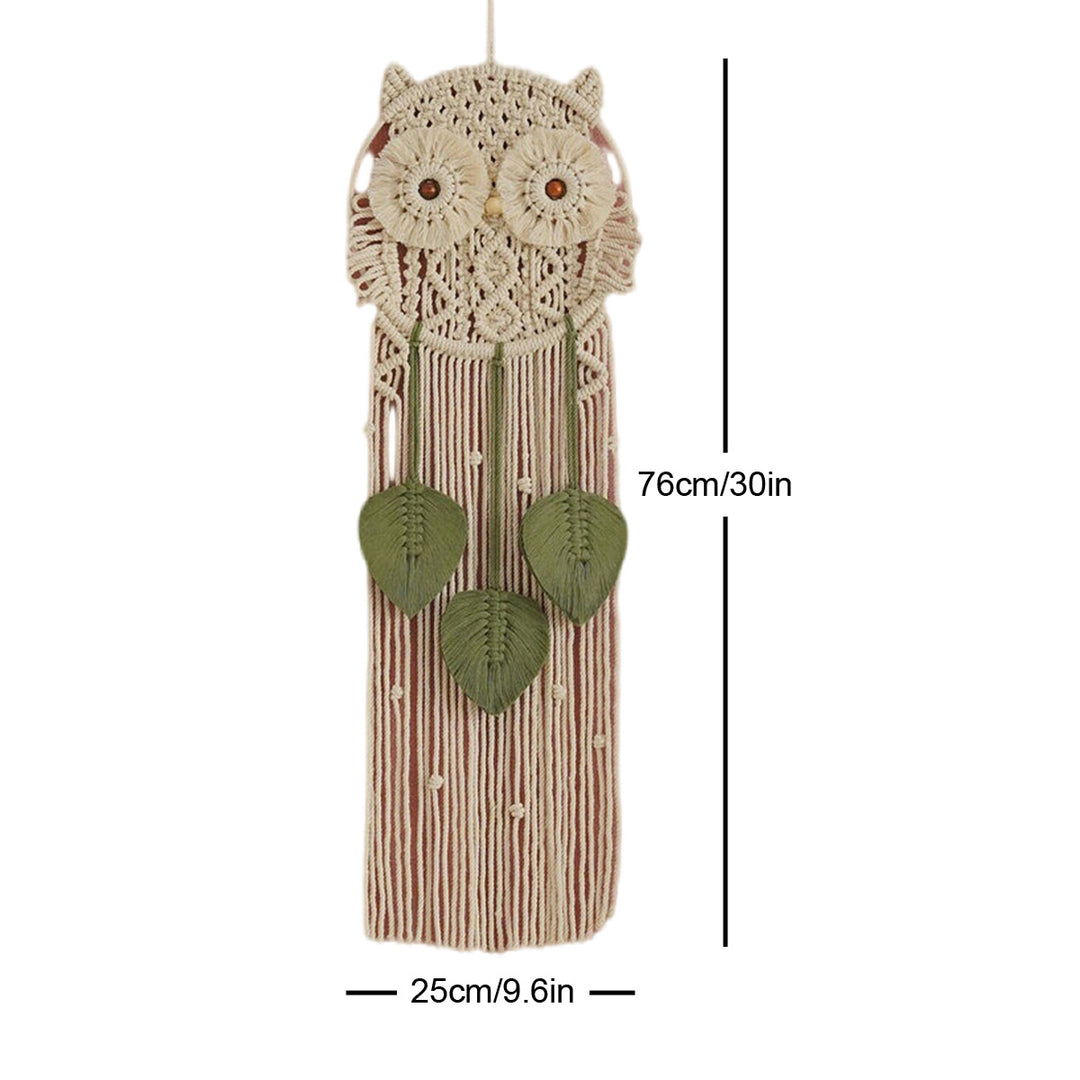 Decorative Owl Macrame Wall Hanging Kalsten