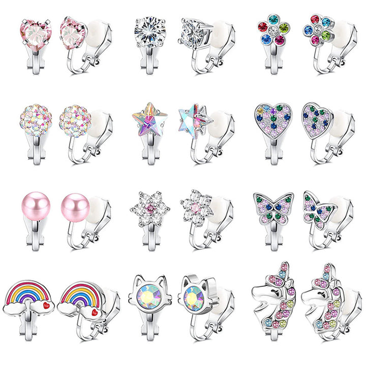 Charming Clip-On Earrings Set Kalsten