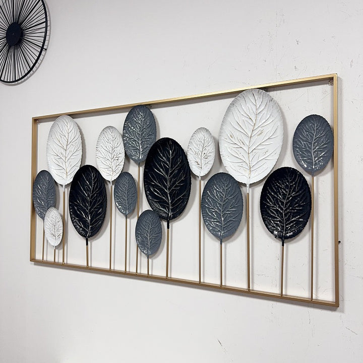 Decorative Metal Leaf Wall Art Sculpture Kalsten