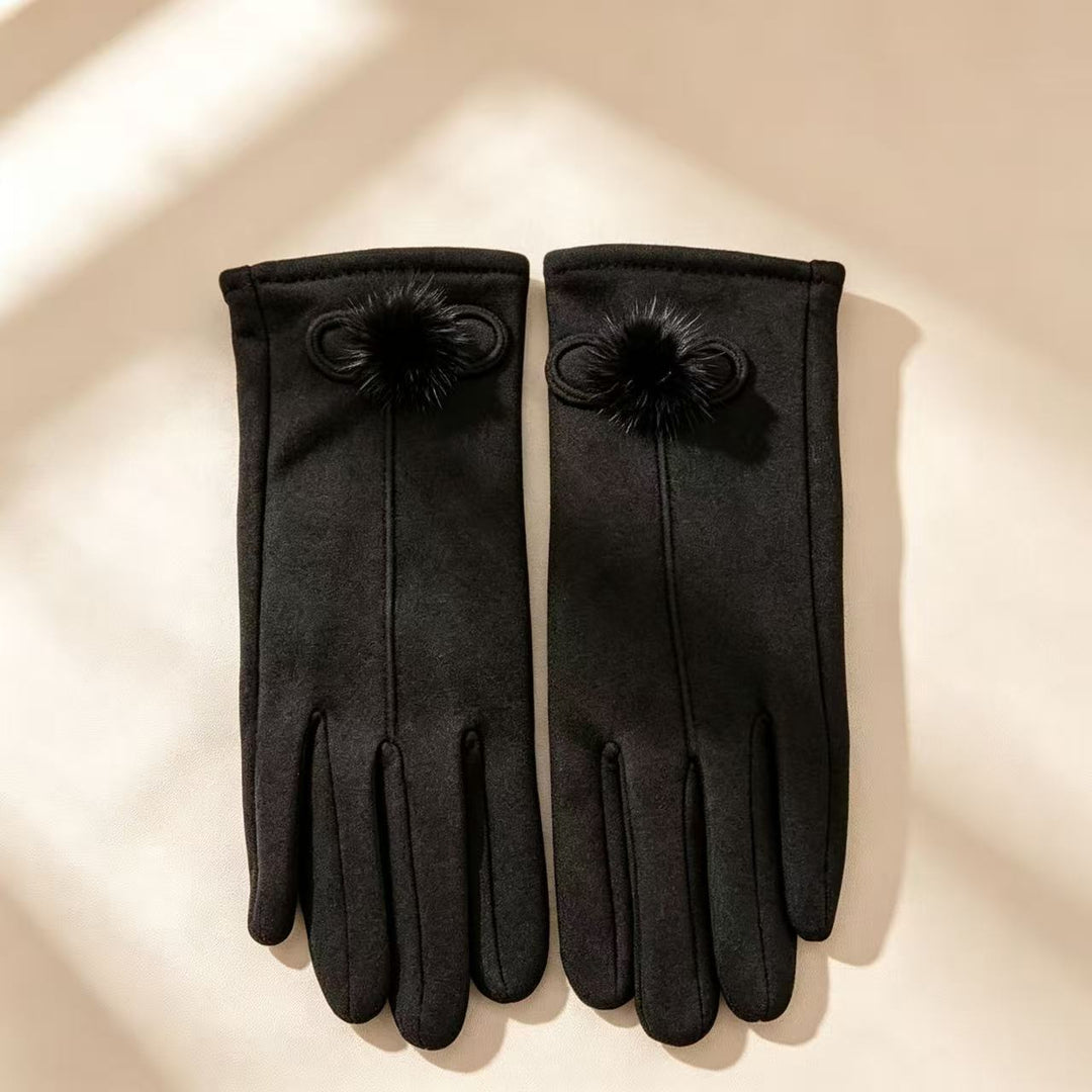 Winter Plaid Pattern Touchscreen Gloves Kalsten