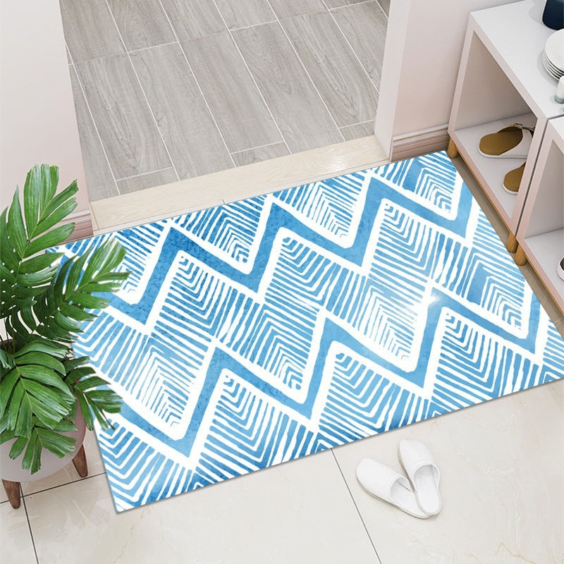 Geometric Pattern Decorative Floor Mat Kalsten