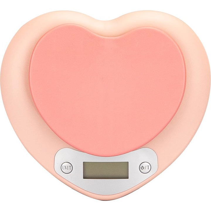 Heart-Shaped Kitchen Measuring Scale