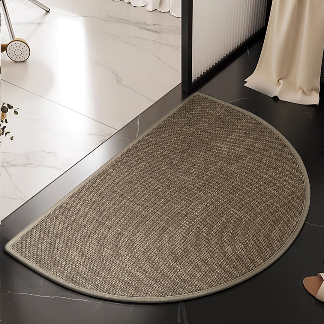 Half-Moon Decorative Entry Mat for Home