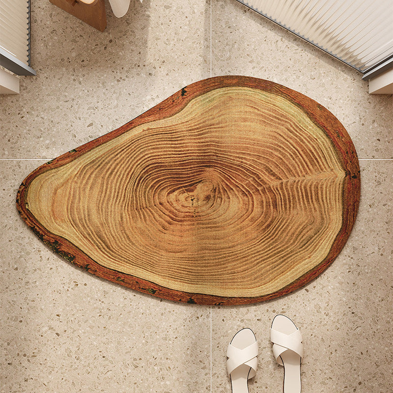 Absorbent Quick-Dry Bamboo-Style Cloud-Shaped Bath Mat