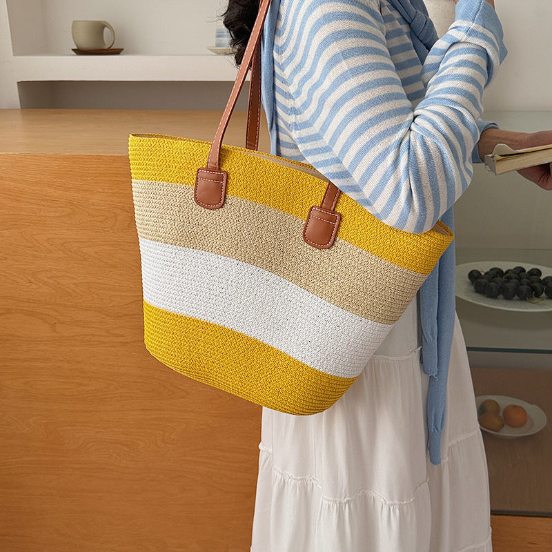 Eco-Friendly Woven Beach Tote Bag