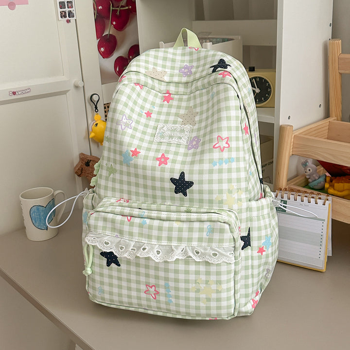 Cute Illustrated Casual Backpack Kalsten