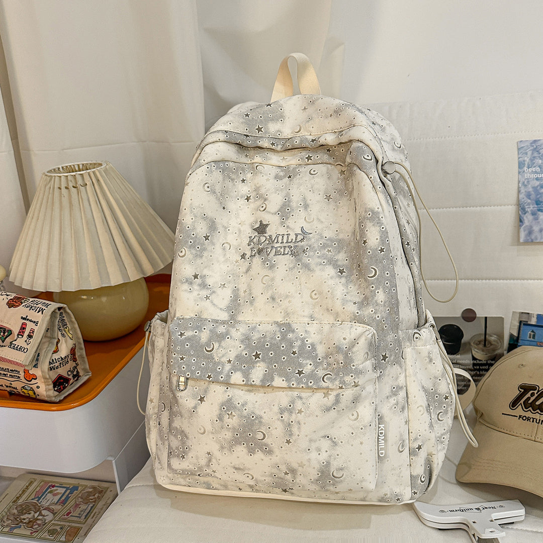Stylish Starry-Print Backpack Kalsten