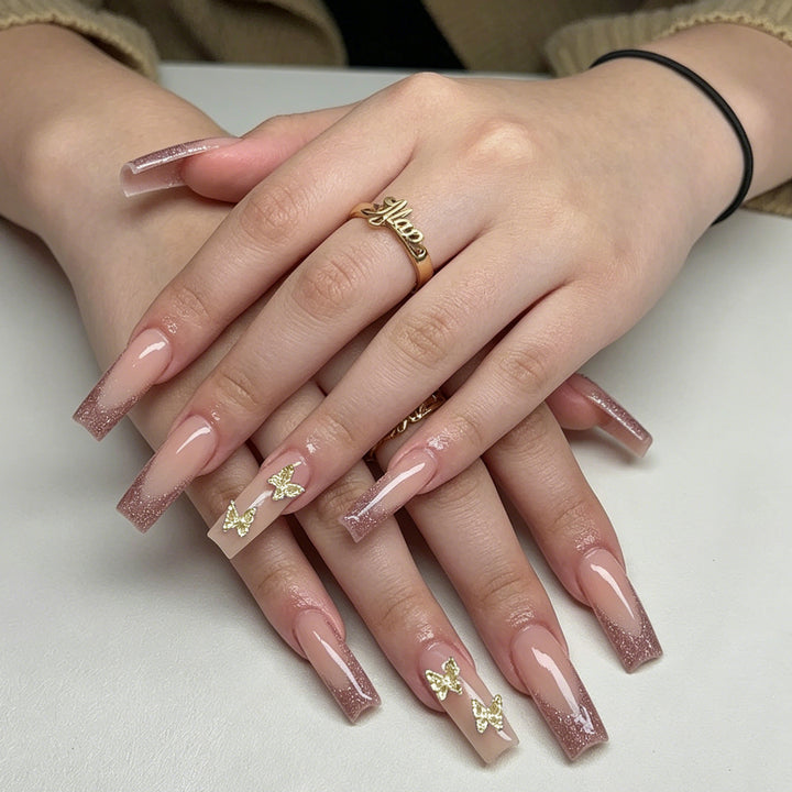 Decorative Glittery Nail Enhancements Kalsten