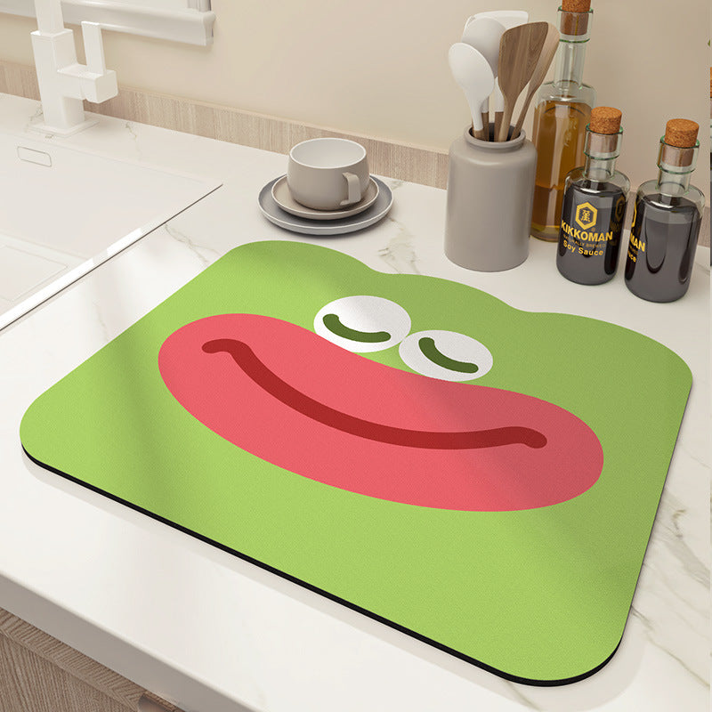 Decorative Floral Kitchen Mat