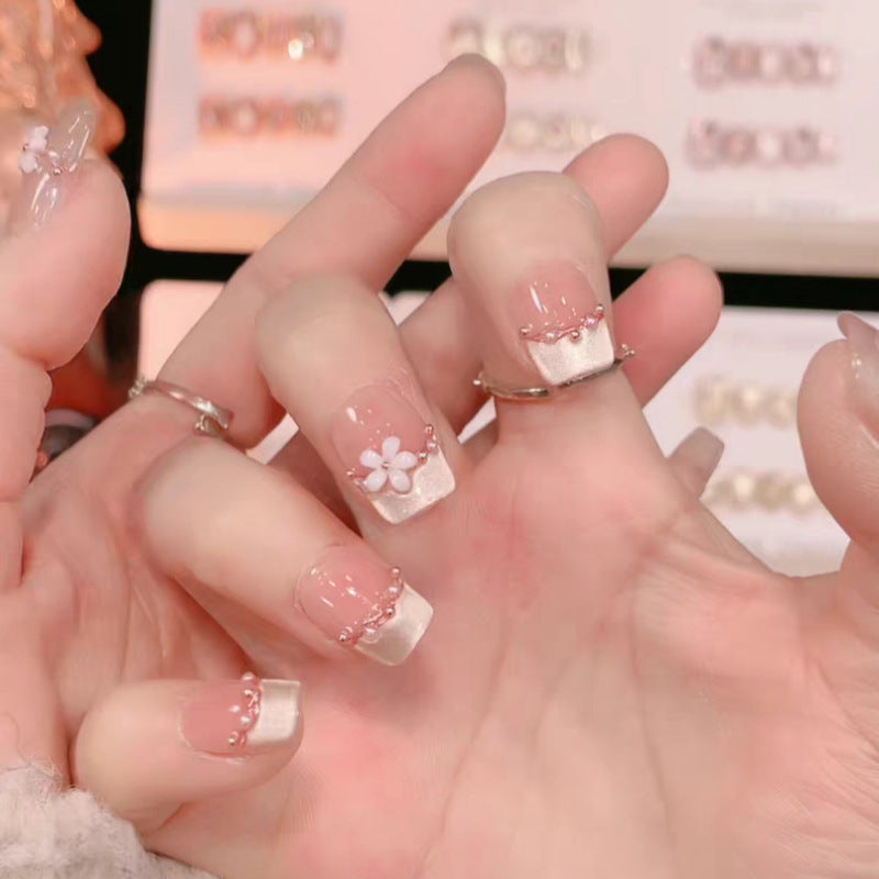 Decorative Floral Nail Art Extensions