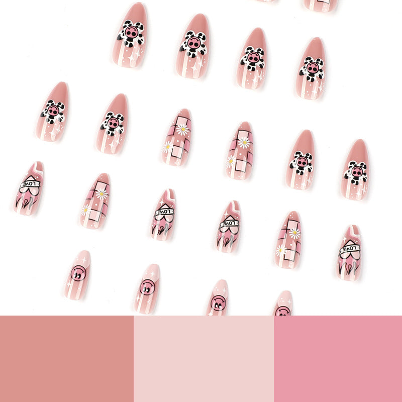 Artful Nail Extensions with Playful Design and Unique Motifs Kalsten