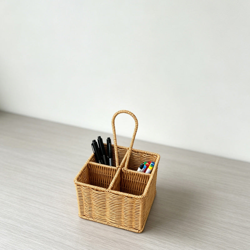 Multi-Compartment Woven Storage Caddy Kalsten