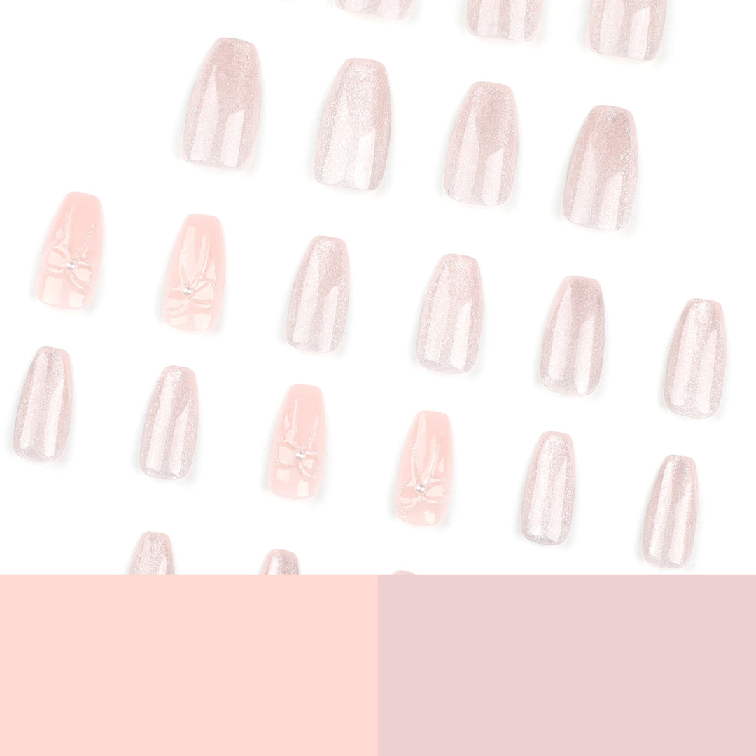 Artistic acrylic nails with glittering ombre design Kalsten