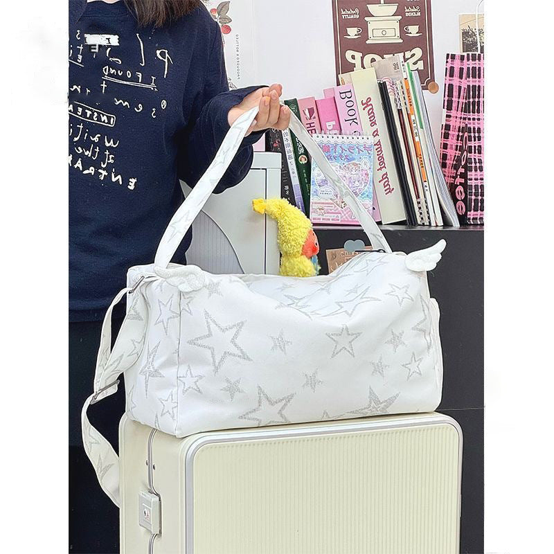 Trendy Star-Patterned Hobo Bag