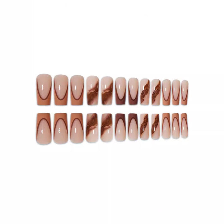 Marble Art Acrylic Nail Enhancements Kalsten