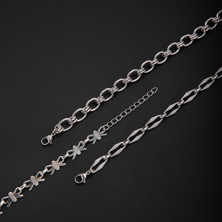Elegant Geometric Link Bracelet Kalsten