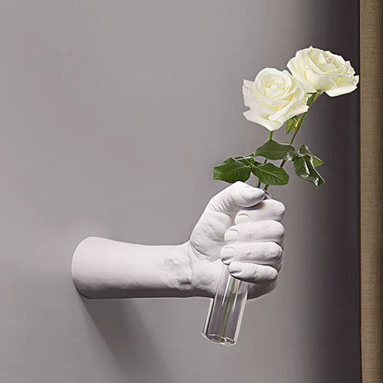 Artistic Wall-Mounted Flower Holder