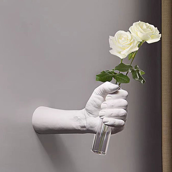 Artistic Wall-Mounted Flower Holder