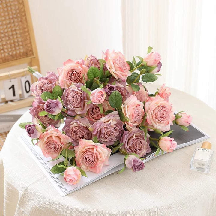 Lifelike Floral Bouquet Arrangement