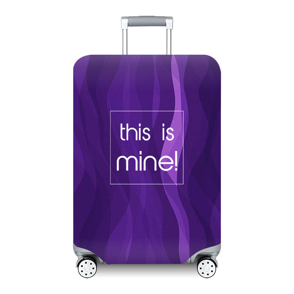 Women's Hard Shell Travel Suitcase with Custom Statement Design Kalsten