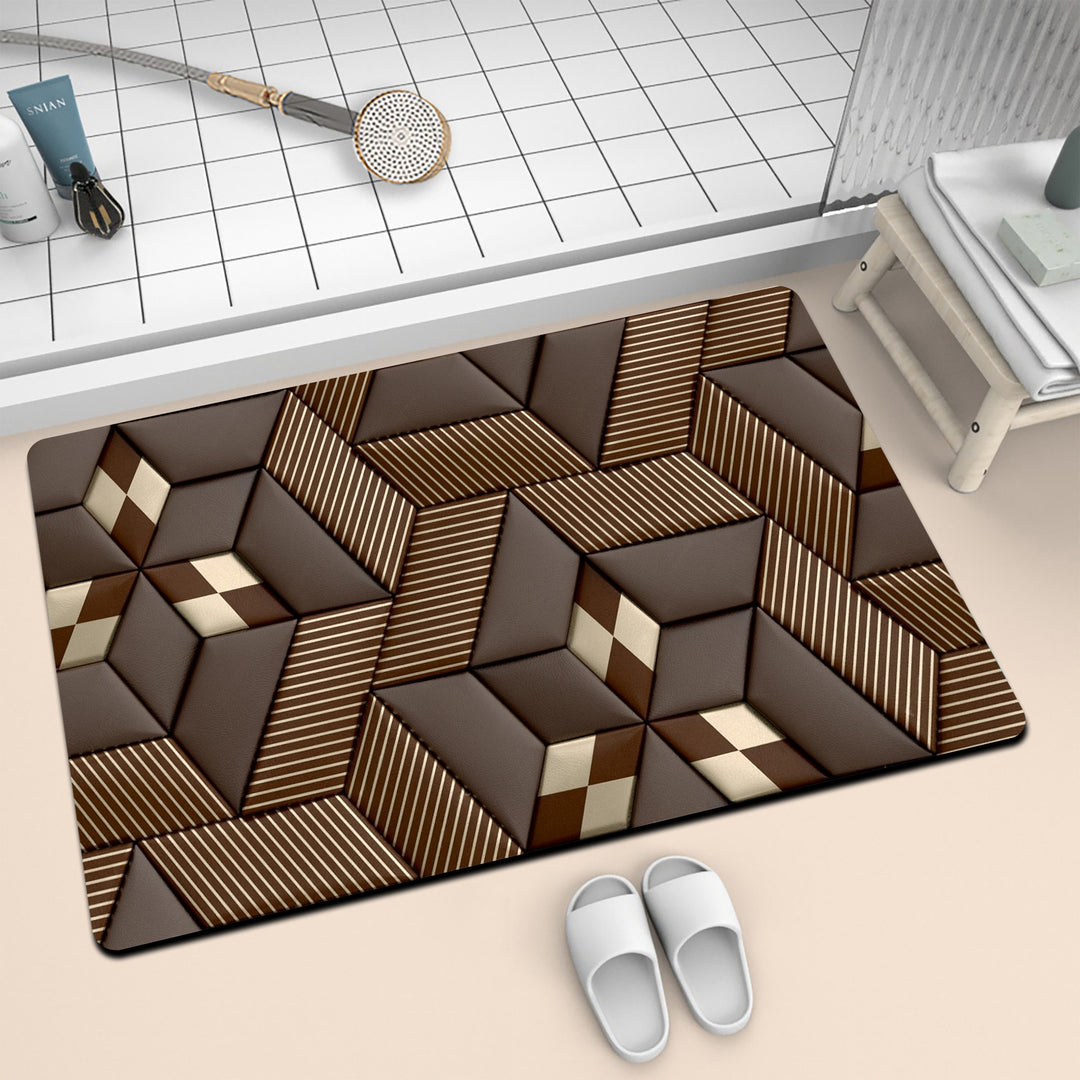 Artistic Mosaic Bath Mat Kalsten