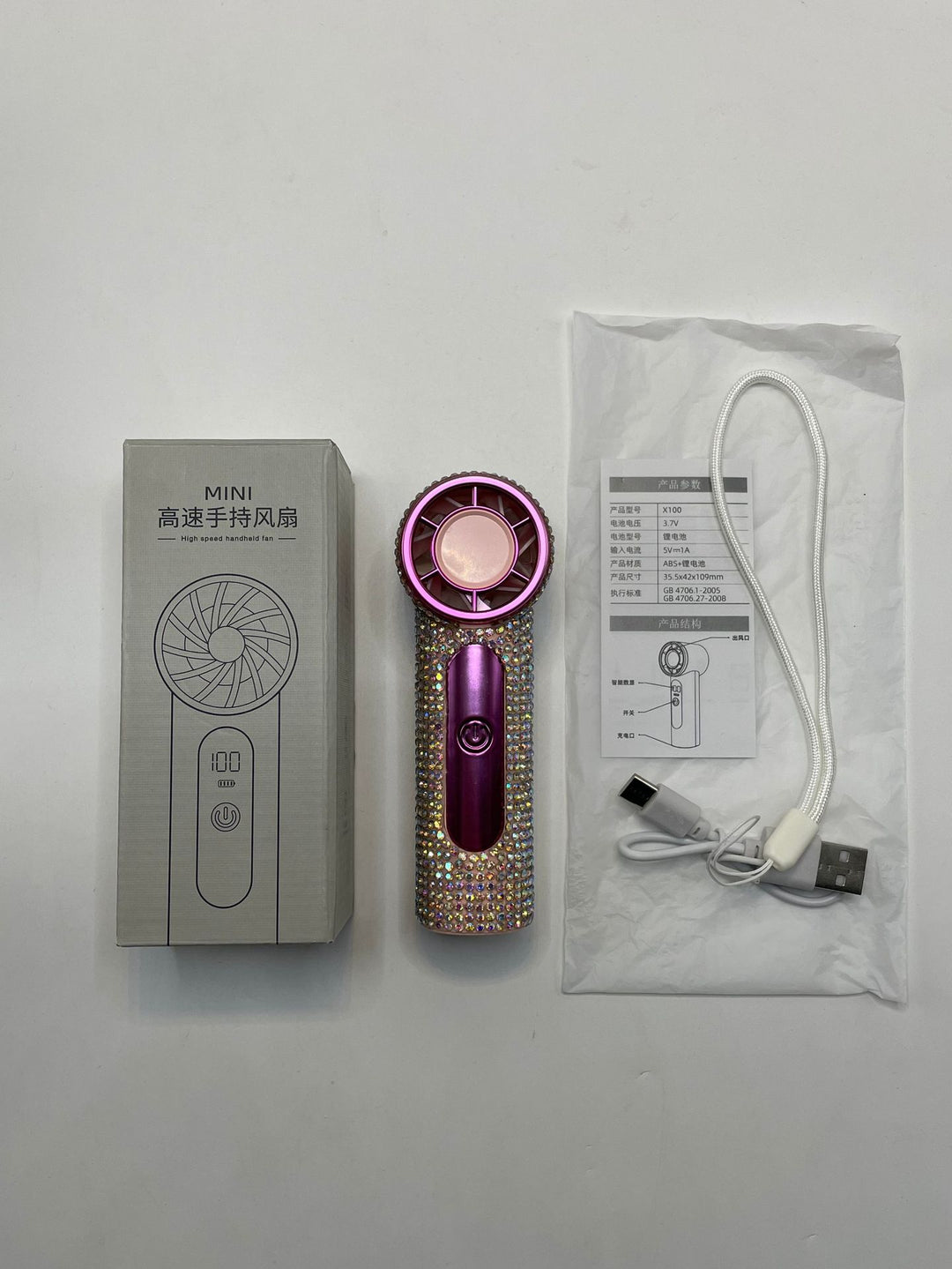 Ladies portable USB fan Kalsten