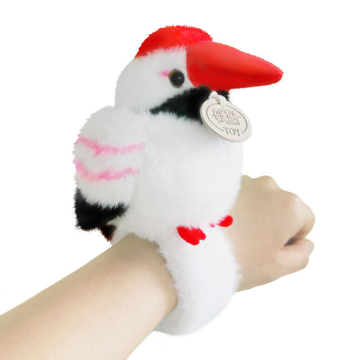 Plush Shoulder-Sitting Toucan Clip-On Companion with Metal Clip and Soft Huggable Body Kalsten