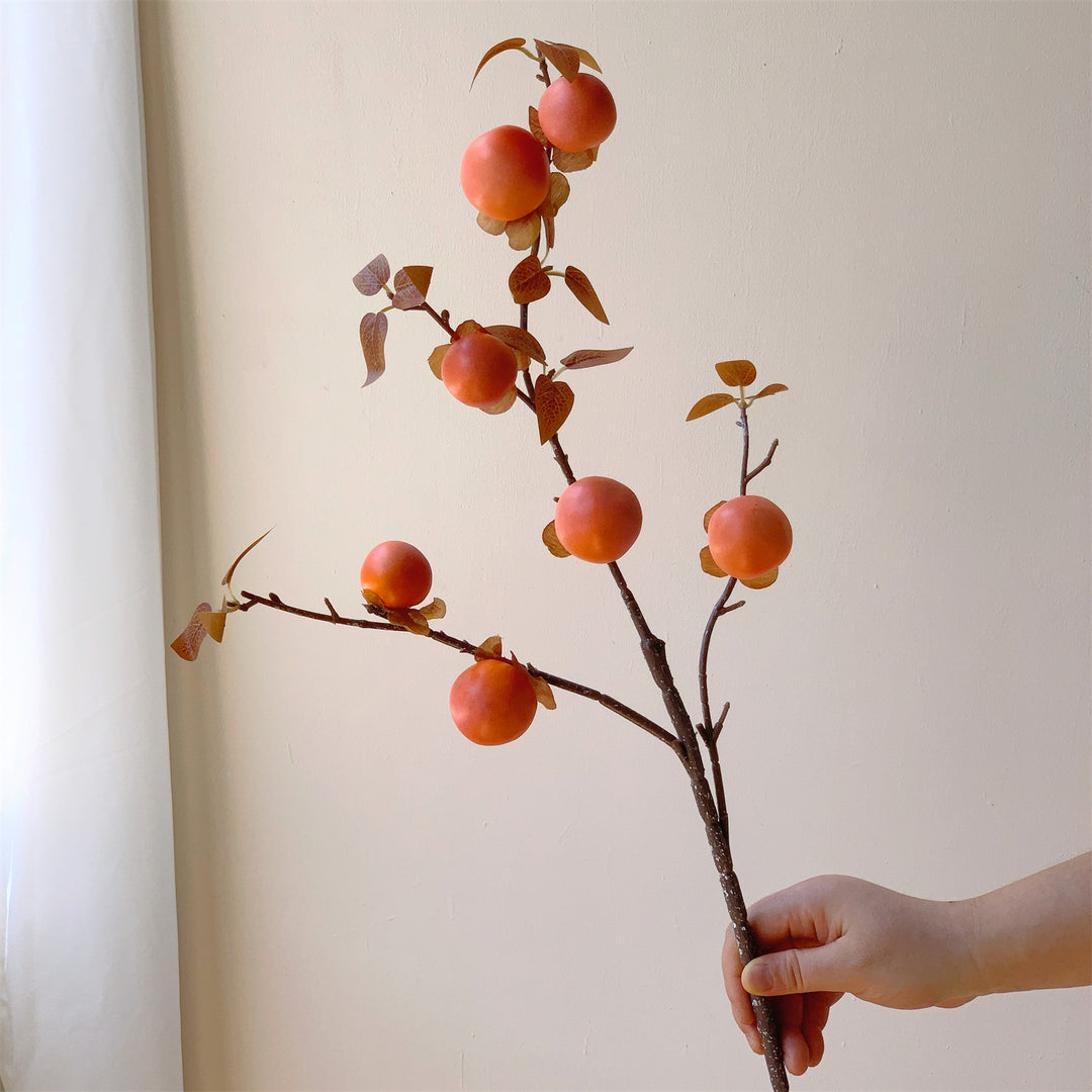 Decorative Persimmon Branch