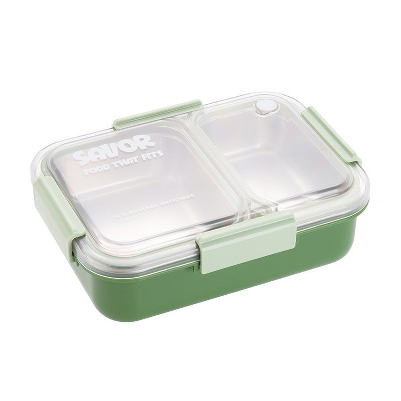 Dual-Compartment Food Storage Container