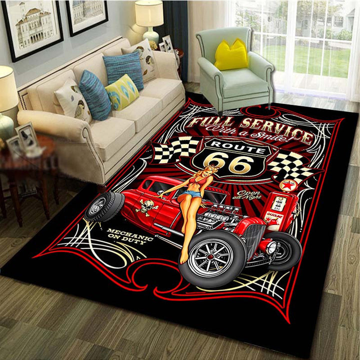Artistic Leopard-Printed Area Rug