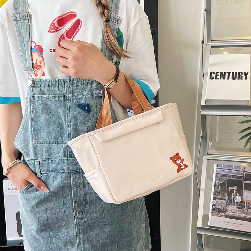 Playful Cartoon-Themed Tote Bag