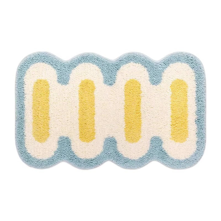 Cartoon Pig-Themed Bath Mat