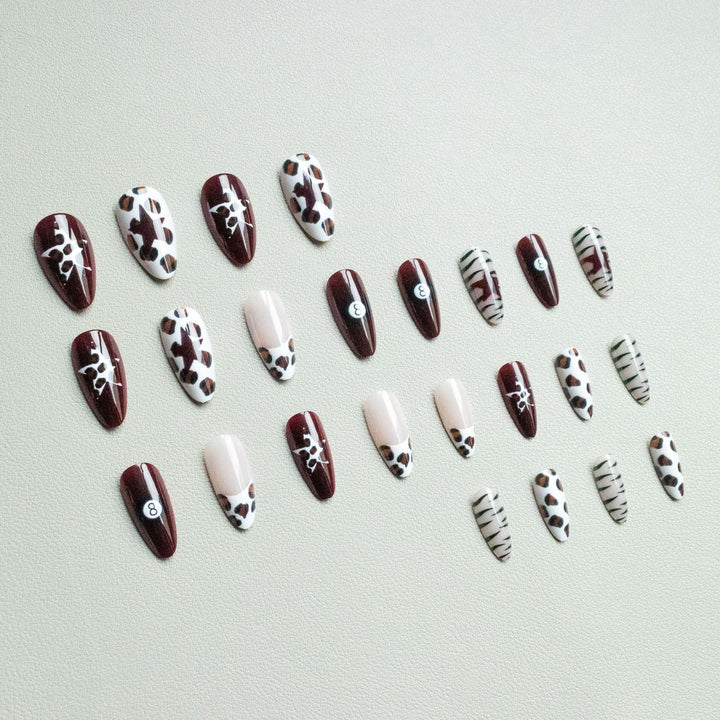 Artistic Animal Print Nail Design Kit