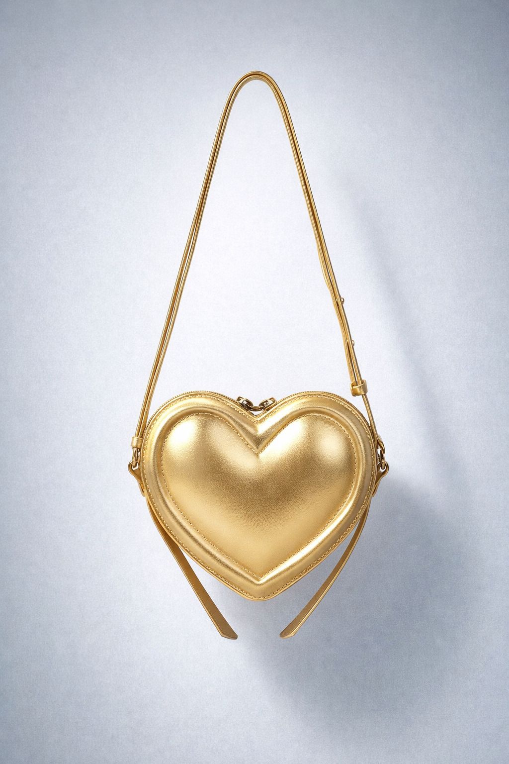Heart-Shaped Crossbody Bag