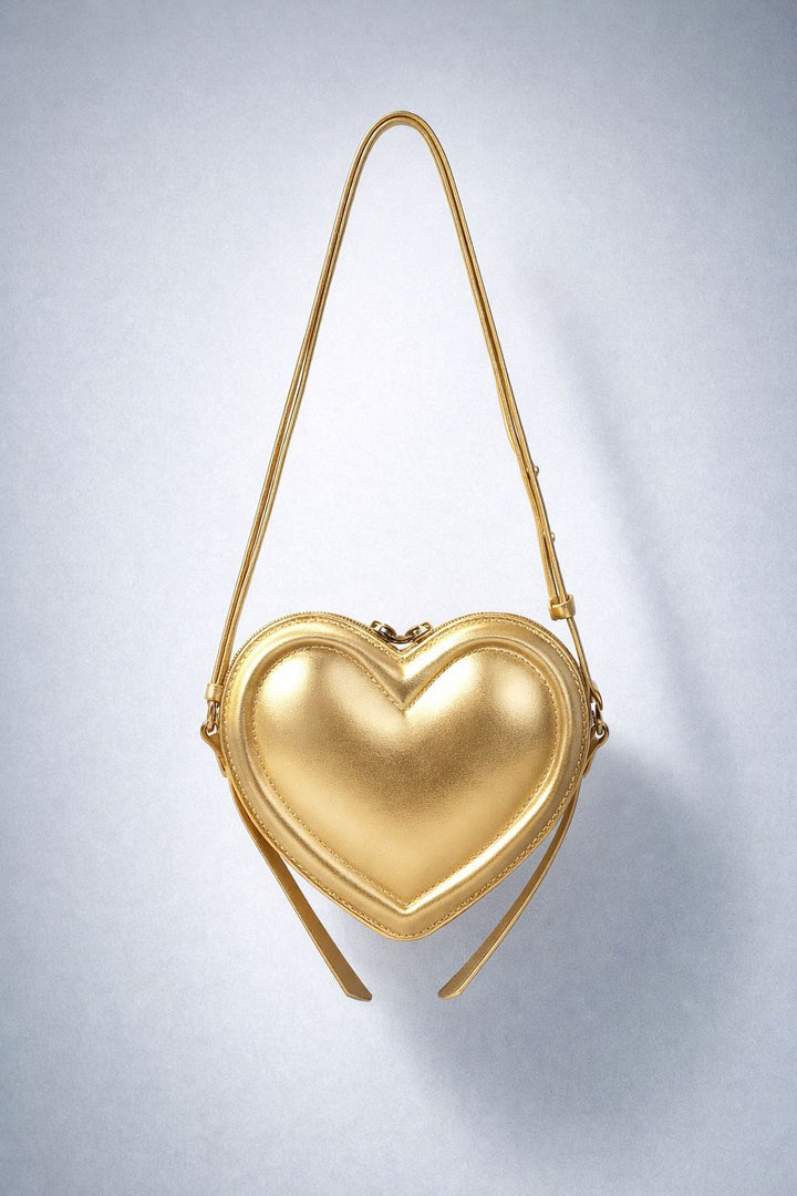 Heart-Shaped Crossbody Bag
