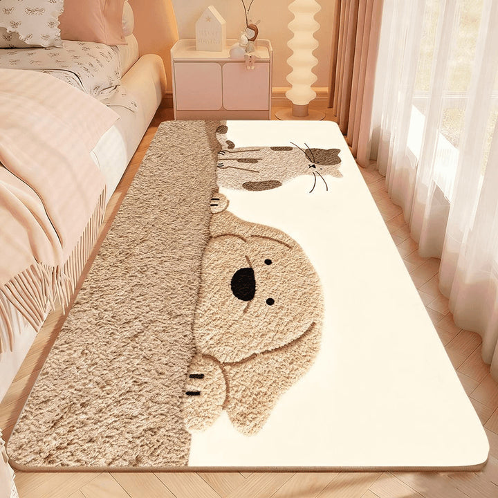 Playful Bear-Themed Area Mat Kalsten