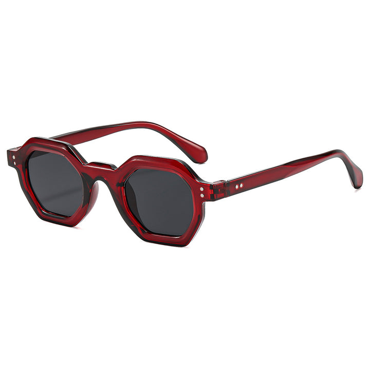 Women's octagonal sunglasses with stylish pattern and UV protection Kalsten