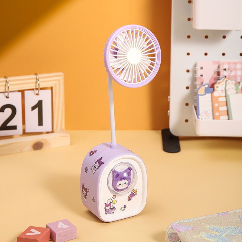 Unisex Creative Mini USB Fan with LED Light Kalsten