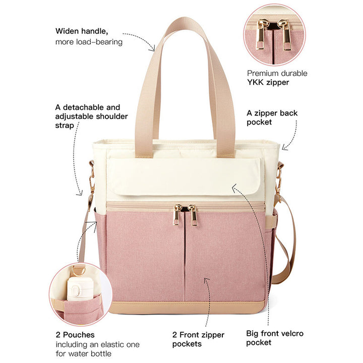 Multifunctional Tote Bag with Removable Shoulder Strap Kalsten