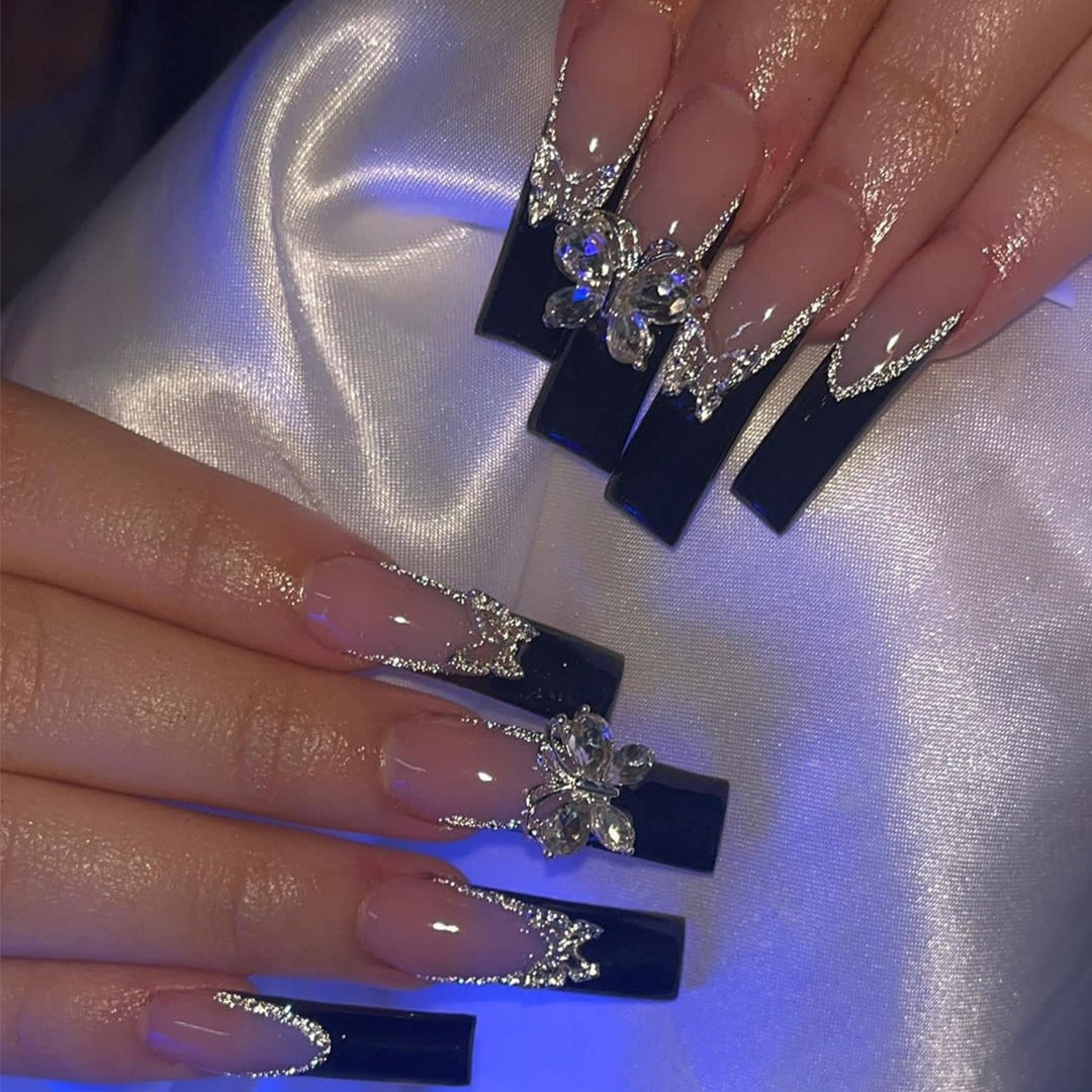 Artificial Nail Set with Stylish 3D Decorations Kalsten