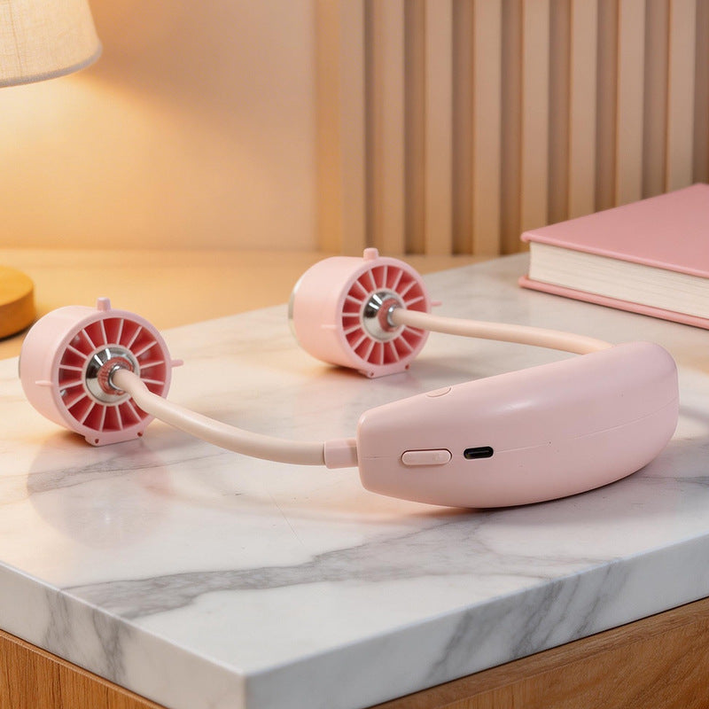 Women Wearable Neck Fan with Flexible Holder Kalsten