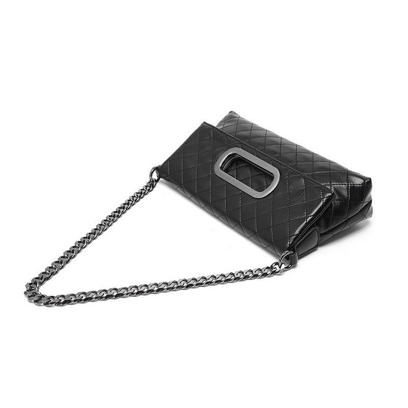 Elegant Quilted Chain Crossbody