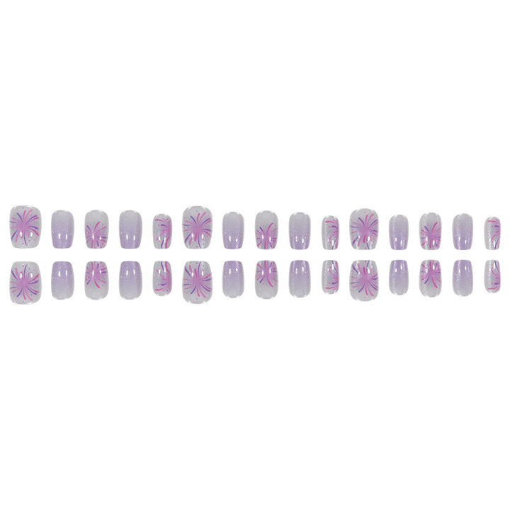 Floral Long Stiletto Press-On Nails Kalsten