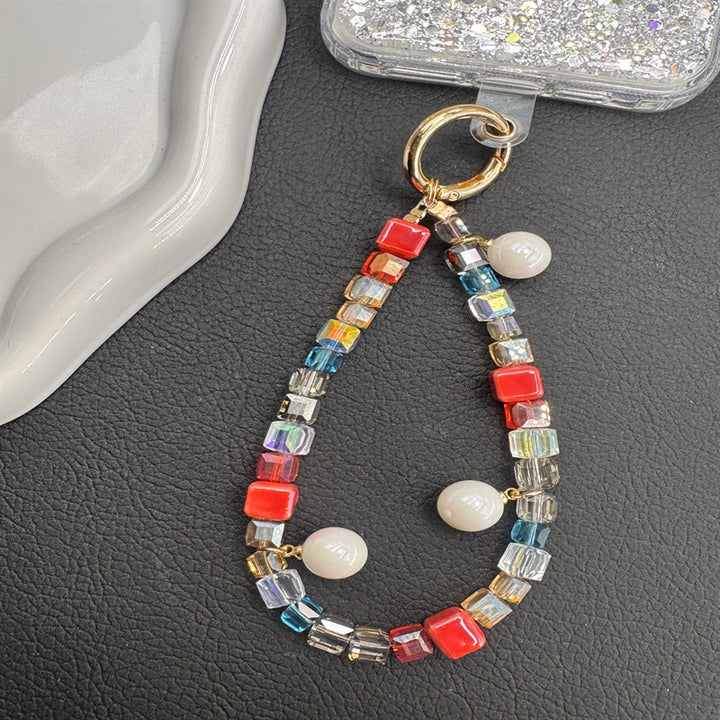 Colorful Beaded Phone Charm Lanyard Kalsten